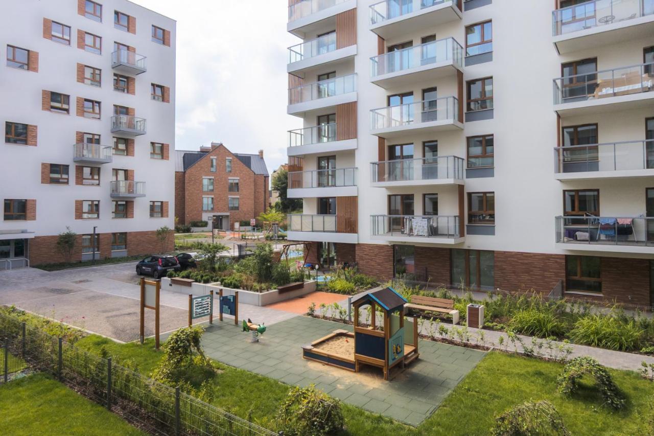 Bright & Stylish Apartment With Balcony 1,5 Km To Gdansk Main City By Noclegi Renters Eksteriør bilde